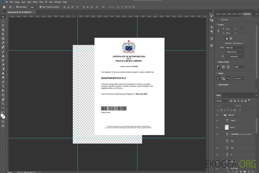 Modèle Word et PDF de certificat d'enregistrement d'entreprise aux Samoa template Modèle Word et PDF de certificat d'enregistrement d'entreprise aux Samoa template